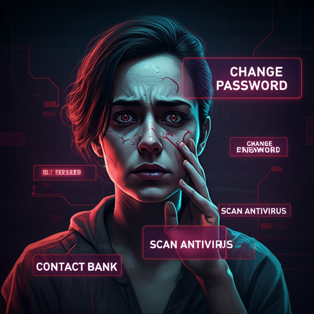 Actions d'urgence après avoir cliqué sur un lien de phishing